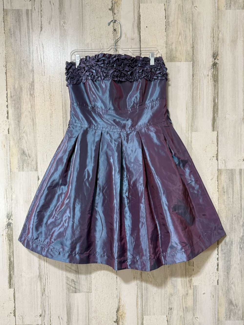 Studio Y Iridescent Plum Party Dress